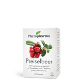 Phytopharma Preiselbeer Tablets – Cranberry & Lingonberry Vitamin C Supplement (120/280tablets)
